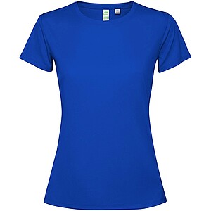 Extreme short sleeve womens t-shirt, royal blue