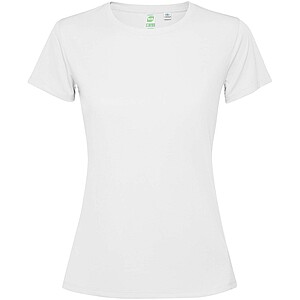 Extreme short sleeve womens t-shirt, white