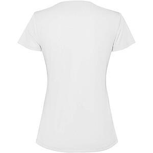 Extreme short sleeve womens t-shirt, white