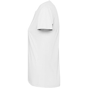 Extreme short sleeve womens t-shirt, white