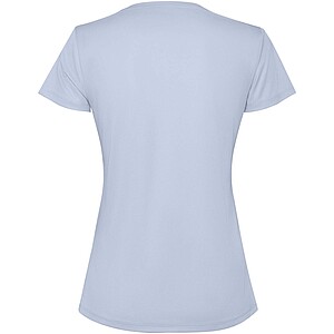 Extreme short sleeve womens t-shirt, zen blue