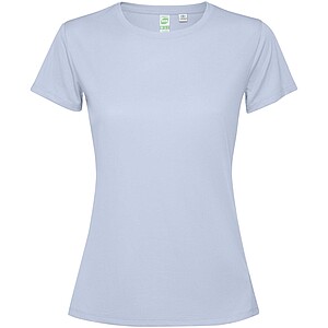 Extreme short sleeve womens t-shirt, zen blue