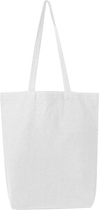 Fairtrade cotton tote with gusset, 180 g/m2, white