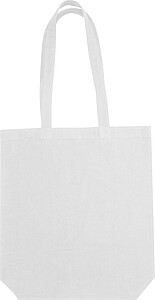 Fairtrade cotton tote with gusset, 180 g/m2, white