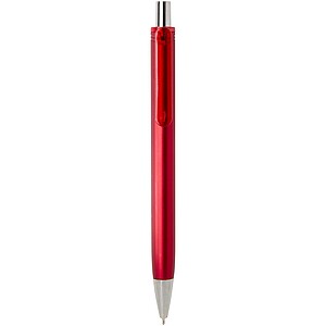 Feld RCS recycled ballpoint pen with metallic finish (black ink), red
