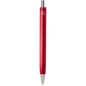 Feld RCS recycled ballpoint pen with metallic finish (black ink), red