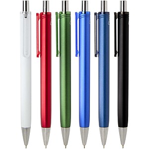Feld RCS recycled ballpoint pen with metallic finish (black ink), red