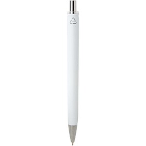 Feld RCS recycled ballpoint pen with metallic finish (black ink), white