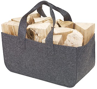 Felt firewood bag 