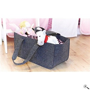 Felt firewood bag 
