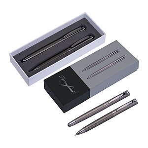 Ferraghini writing set, dark grey