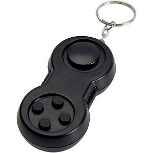 Fidgix controller fidget keychain, solid black
