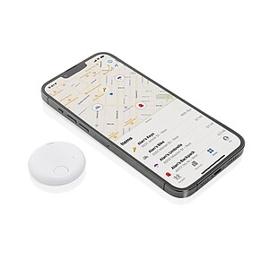 FindMate RCS recycled plastic item finder, white