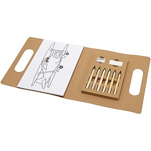 Fir colouring set, natural