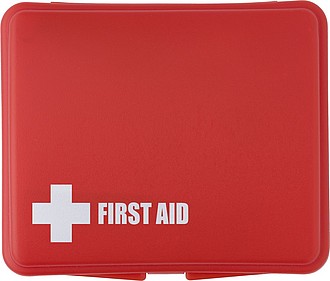 First aid kit in a plastic box, 10pc