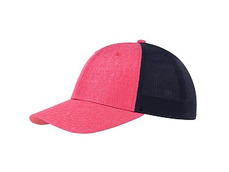 Fitmesh cap, red/black