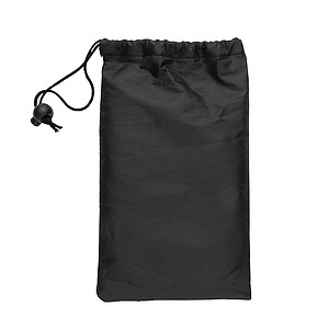 Fitness heavy resistance tube in pouch, grey