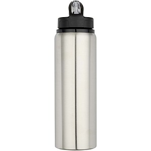 Fitz 800 ml RCS recycled single wall stainless steel water bottle, grey
