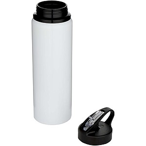 Fitz 800 ml RCS recycled single wall stainless steel water bottle, white