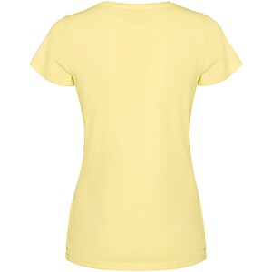 Fiyi short sleeve womens t-shirt, yellow
