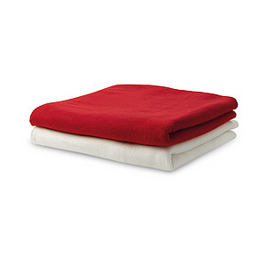 Fleece blanket, red