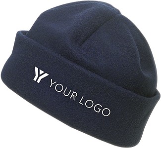 Fleece hat.Blue