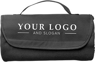 Fleece travel blanket Black