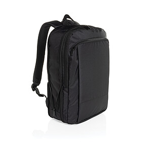 Flexpack Aware™ RPET Expandable Slim 15.6" Laptop Backpack, black