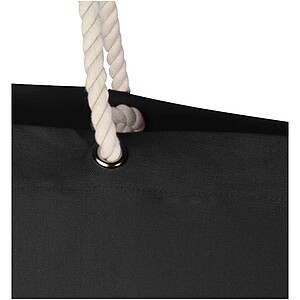 Florida 270 g/m2 GRS recycled beach tote bag 18L, solid black