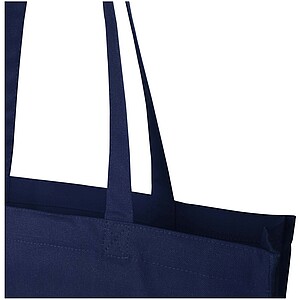 Florida 270 g/m2 GRS recycled gusset tote bag 14L, navy