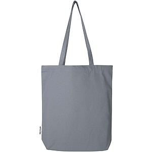 Florida 270 g/m2 GRS recycled tote bag 10L, grey