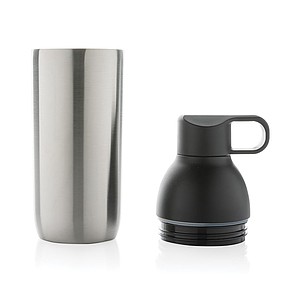 Flow RCS recycled stainless steel vacuum bottle, silver