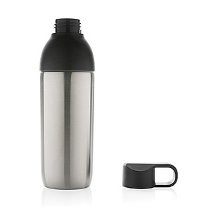 Flow RCS recycled stainless steel vacuum bottle, silver