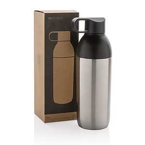 Flow RCS recycled stainless steel vacuum bottle, silver