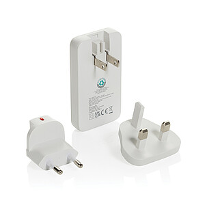 Fluxo RCS 65W flat GAN charger with universal connectors