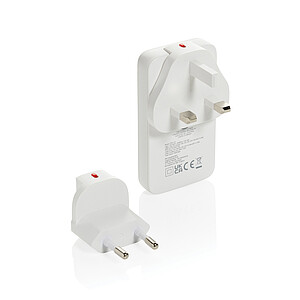 Fluxo RCS 65W flat GAN charger with universal connectors