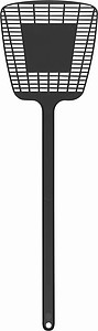 Fly swatter made of plastic
