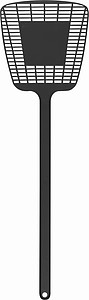 Fly swatter made of plastic