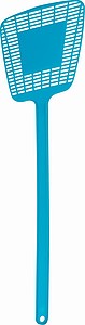 Fly swatter made of plastic