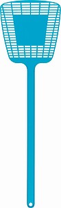 Fly swatter made of plastic