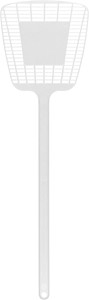 Fly swatter made of plastic