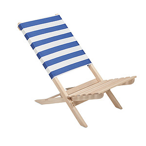 Foldable beach wooden chair