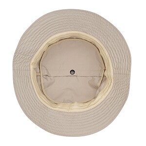 Foldable bucket hat, beige