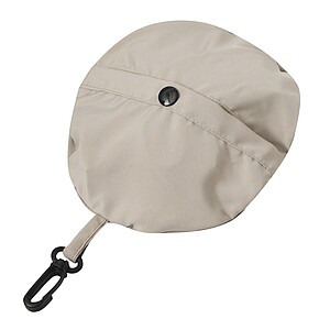 Foldable bucket hat, beige