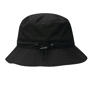 Foldable bucket hat, black