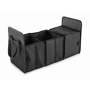 Foldable car organiser, black
