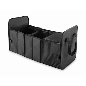 Foldable car organiser, black