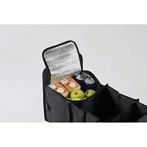 Foldable car organiser, black