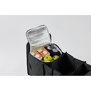 Foldable car organiser, black