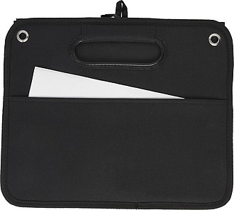 Foldable car organizer. Black